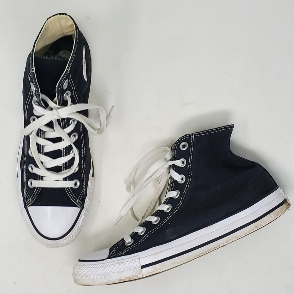 CONVERSE ALL STAR Black High Tops Size 9.5M
